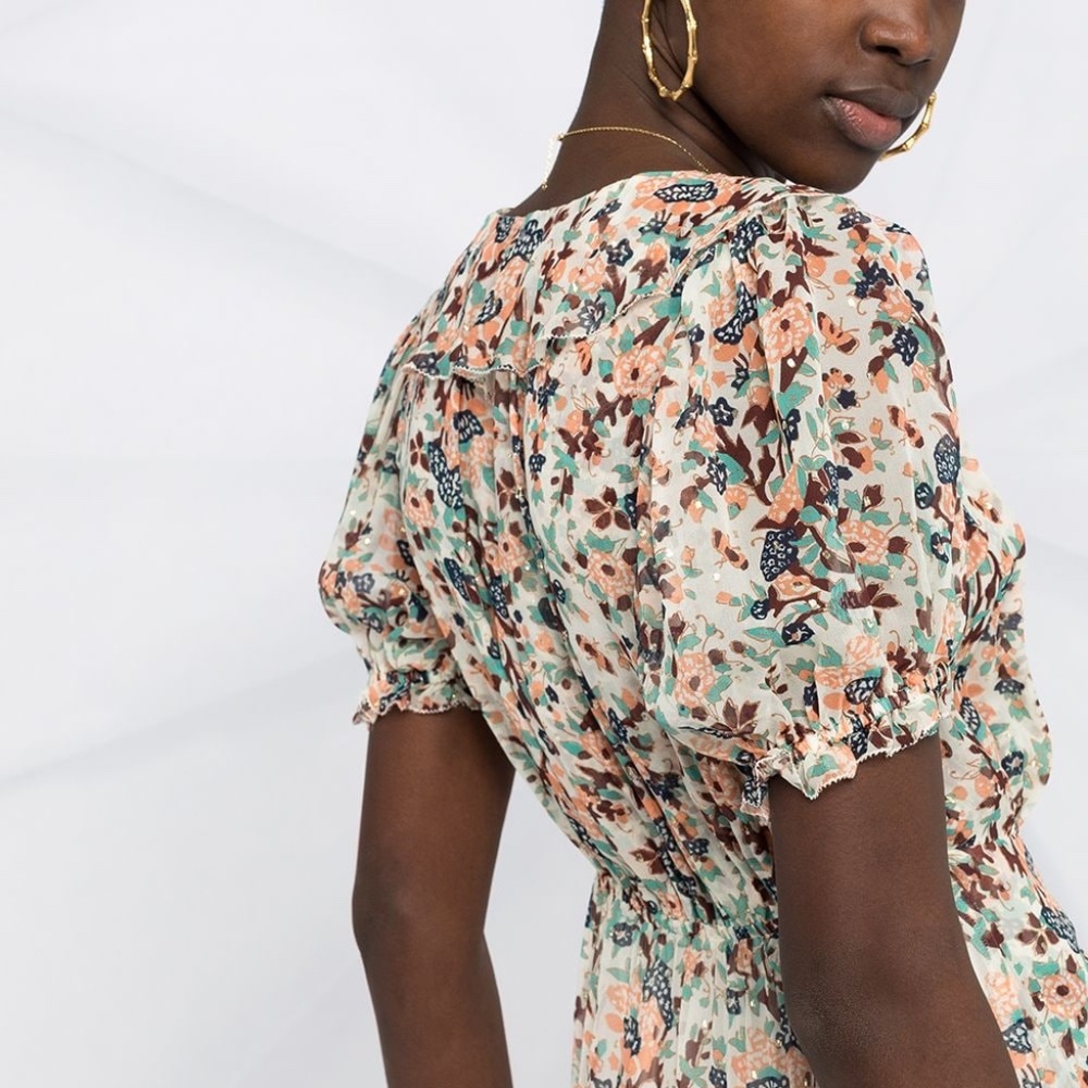 Ulla Johnson Silk Delphine Dress In Gardenia View 4